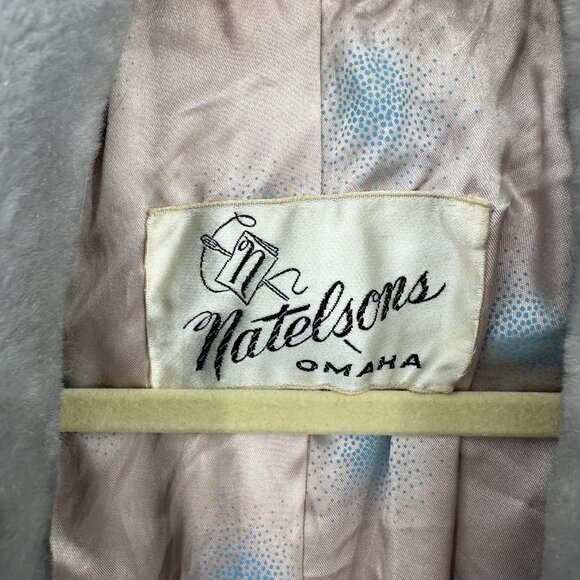 formal retro mink-o-rama glam regency gray S M - Picture 9 of 10